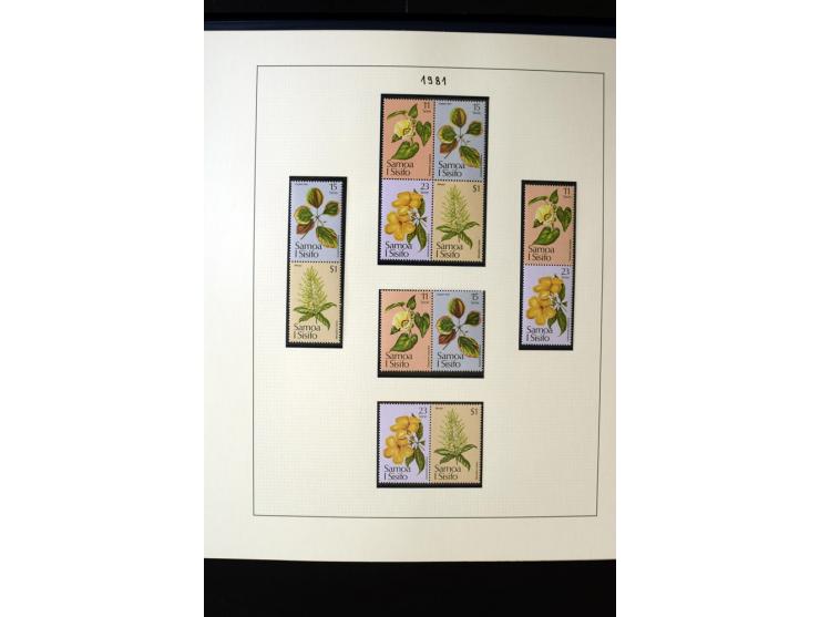 1962/2011, vierbändige postfrische Sammlung, dabei Einheiten, verschiedene Wasserzeichen, Kleinbogen, Zusammendrucke und Zwis