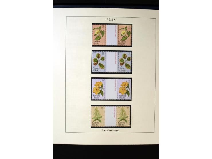 1962/2011, vierbändige postfrische Sammlung, dabei Einheiten, verschiedene Wasserzeichen, Kleinbogen, Zusammendrucke und Zwis