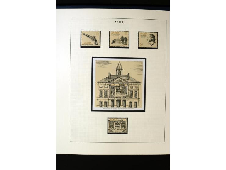 1962/2011, vierbändige postfrische Sammlung, dabei Einheiten, verschiedene Wasserzeichen, Kleinbogen, Zusammendrucke und Zwis