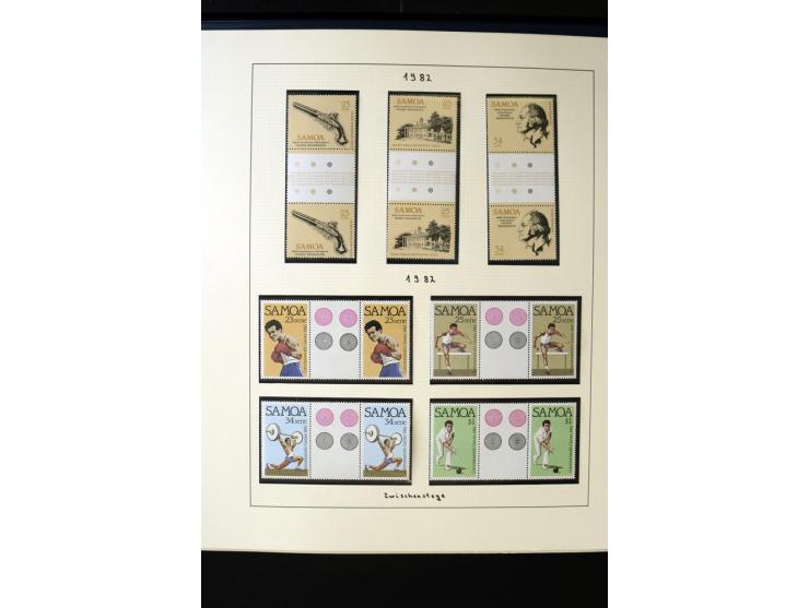 1962/2011, vierbändige postfrische Sammlung, dabei Einheiten, verschiedene Wasserzeichen, Kleinbogen, Zusammendrucke und Zwis