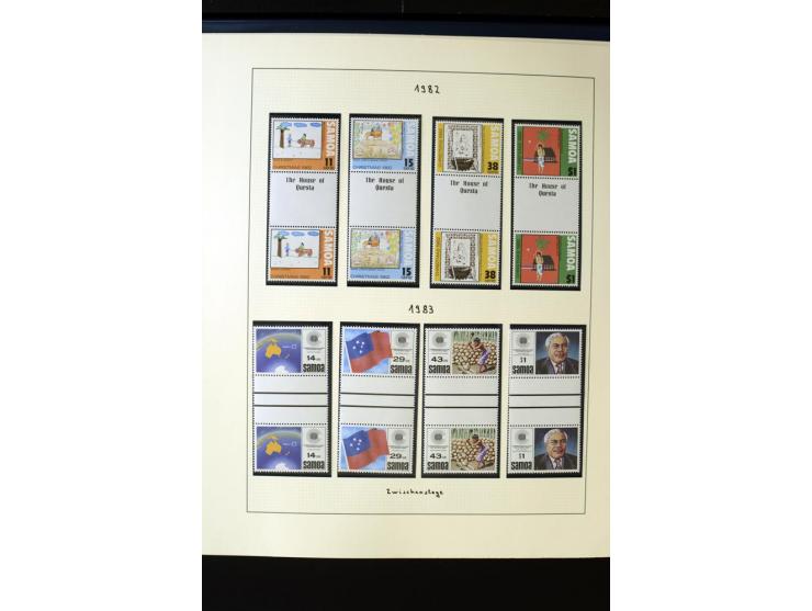 1962/2011, vierbändige postfrische Sammlung, dabei Einheiten, verschiedene Wasserzeichen, Kleinbogen, Zusammendrucke und Zwis