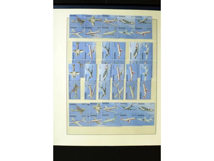 1962/2011, vierbändige postfrische Sammlung, dabei Einheiten, verschiedene Wasserzeichen, Kleinbogen, Zusammendrucke und Zwis