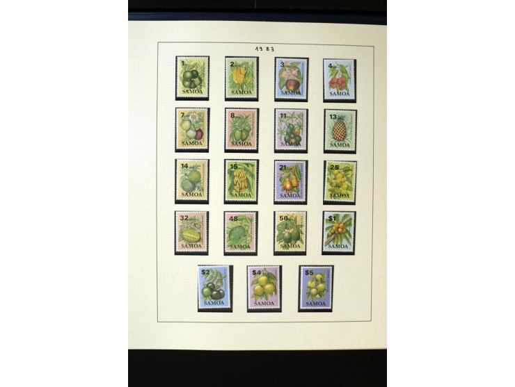 1962/2011, vierbändige postfrische Sammlung, dabei Einheiten, verschiedene Wasserzeichen, Kleinbogen, Zusammendrucke und Zwis