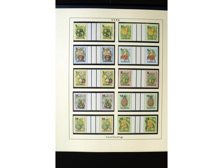 1962/2011, vierbändige postfrische Sammlung, dabei Einheiten, verschiedene Wasserzeichen, Kleinbogen, Zusammendrucke und Zwis