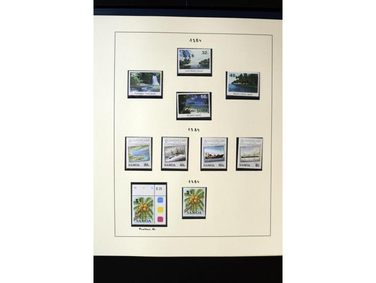 1962/2011, vierbändige postfrische Sammlung, dabei Einheiten, verschiedene Wasserzeichen, Kleinbogen, Zusammendrucke und Zwis