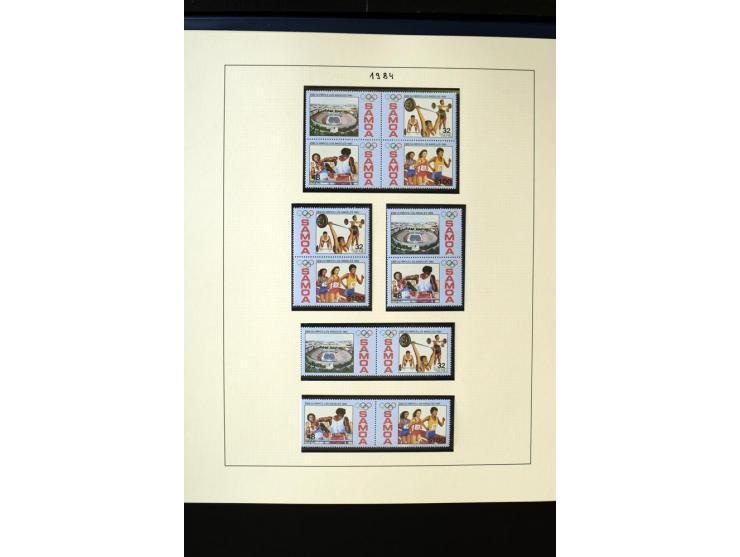 1962/2011, vierbändige postfrische Sammlung, dabei Einheiten, verschiedene Wasserzeichen, Kleinbogen, Zusammendrucke und Zwis
