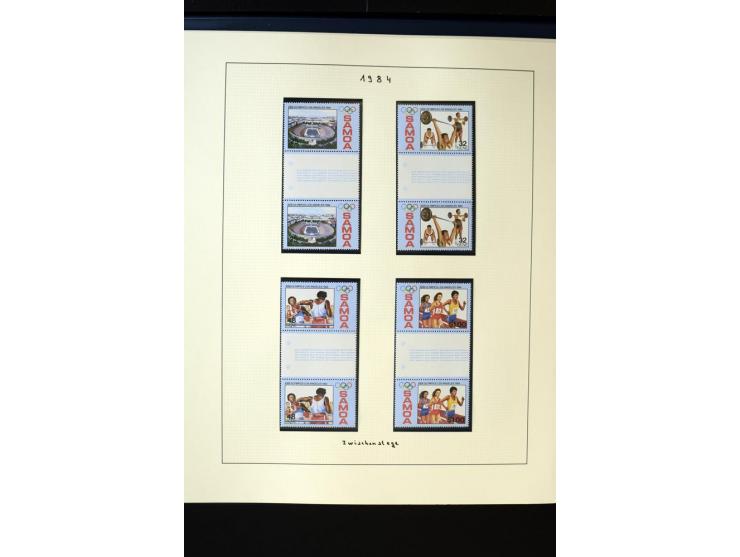 1962/2011, vierbändige postfrische Sammlung, dabei Einheiten, verschiedene Wasserzeichen, Kleinbogen, Zusammendrucke und Zwis