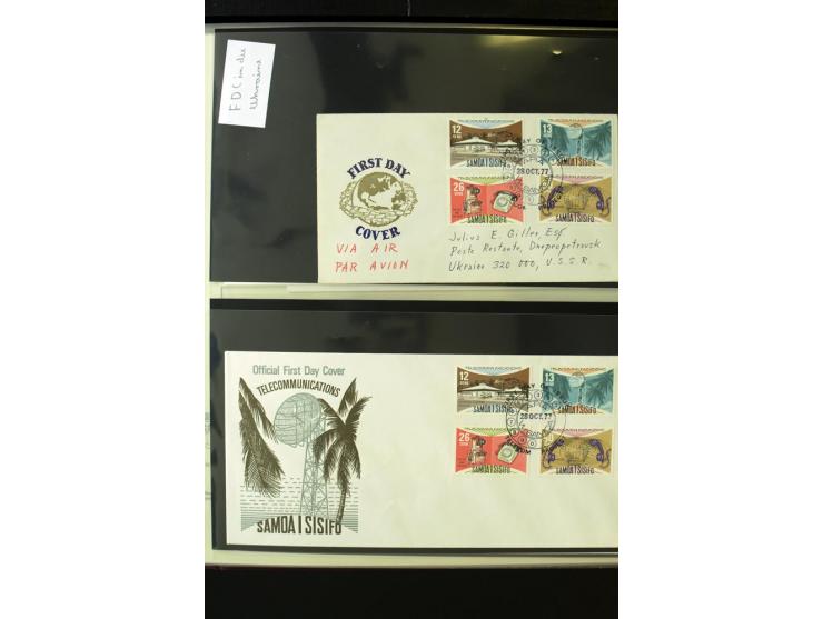 1920/2014, umfangreiche Sammlung FDC mit über 330 Stück, dabei bessere Sätze, viele Blocks und Kleinbogen, teils als Einschre