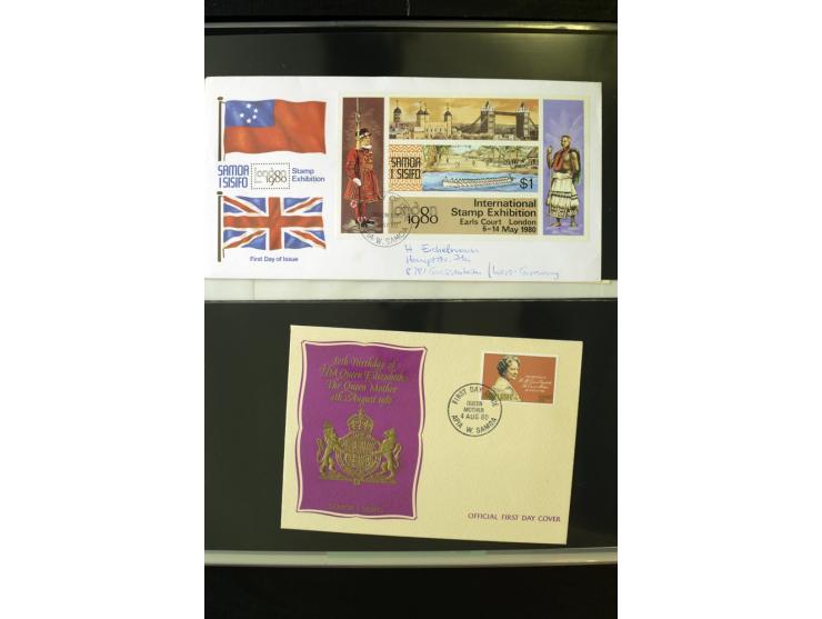 1920/2014, umfangreiche Sammlung FDC mit über 330 Stück, dabei bessere Sätze, viele Blocks und Kleinbogen, teils als Einschre