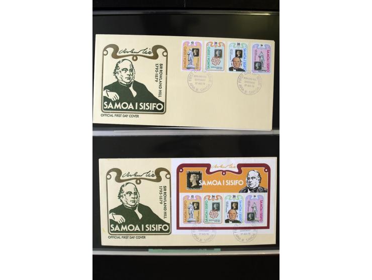 1920/2014, umfangreiche Sammlung FDC mit über 330 Stück, dabei bessere Sätze, viele Blocks und Kleinbogen, teils als Einschre