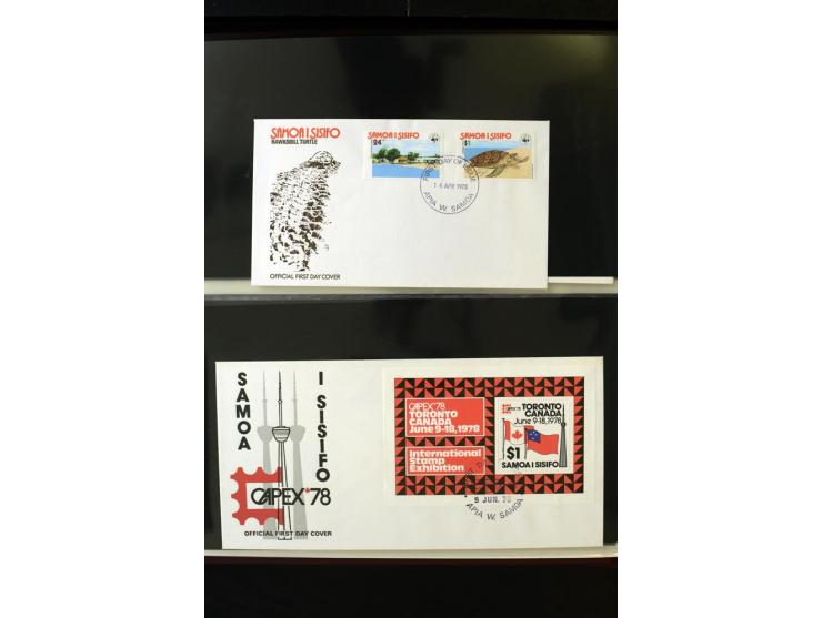 1920/2014, umfangreiche Sammlung FDC mit über 330 Stück, dabei bessere Sätze, viele Blocks und Kleinbogen, teils als Einschre