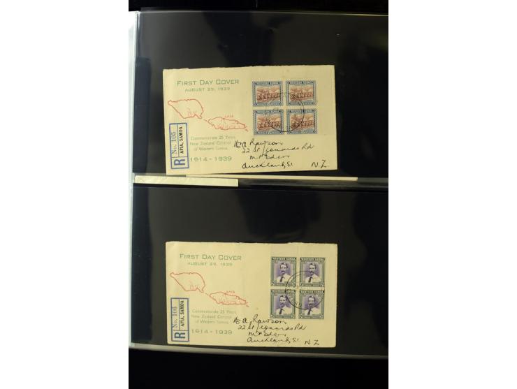 1920/2014, umfangreiche Sammlung FDC mit über 330 Stück, dabei bessere Sätze, viele Blocks und Kleinbogen, teils als Einschre