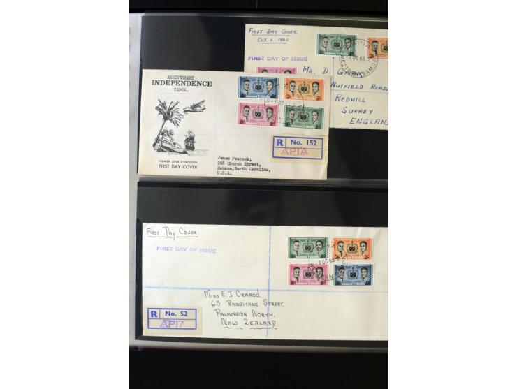 1920/2014, umfangreiche Sammlung FDC mit über 330 Stück, dabei bessere Sätze, viele Blocks und Kleinbogen, teils als Einschre
