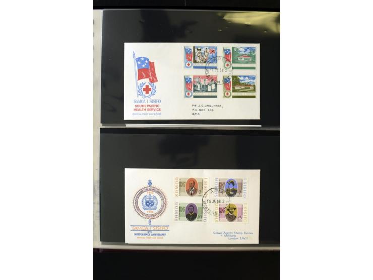 1920/2014, umfangreiche Sammlung FDC mit über 330 Stück, dabei bessere Sätze, viele Blocks und Kleinbogen, teils als Einschre