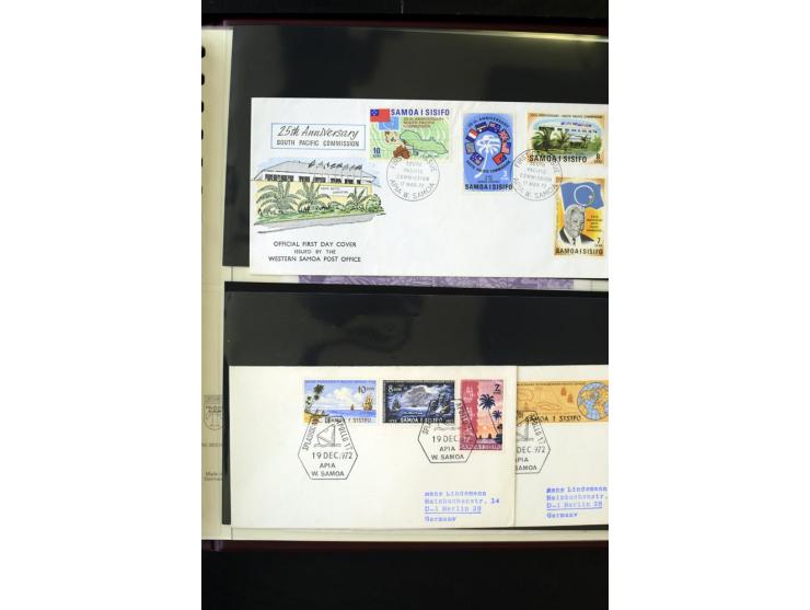 1920/2014, umfangreiche Sammlung FDC mit über 330 Stück, dabei bessere Sätze, viele Blocks und Kleinbogen, teils als Einschre