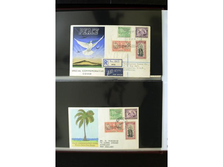 1920/2014, umfangreiche Sammlung FDC mit über 330 Stück, dabei bessere Sätze, viele Blocks und Kleinbogen, teils als Einschre