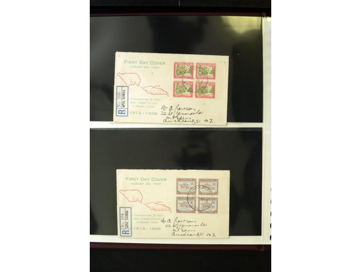 1920/2014, umfangreiche Sammlung FDC mit über 330 Stück, dabei bessere Sätze, viele Blocks und Kleinbogen, teils als Einschre