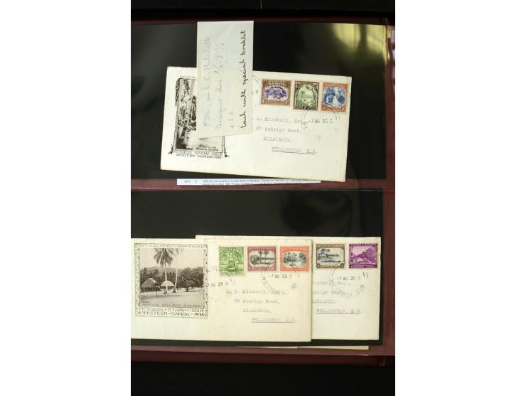 1920/2014, umfangreiche Sammlung FDC mit über 330 Stück, dabei bessere Sätze, viele Blocks und Kleinbogen, teils als Einschre