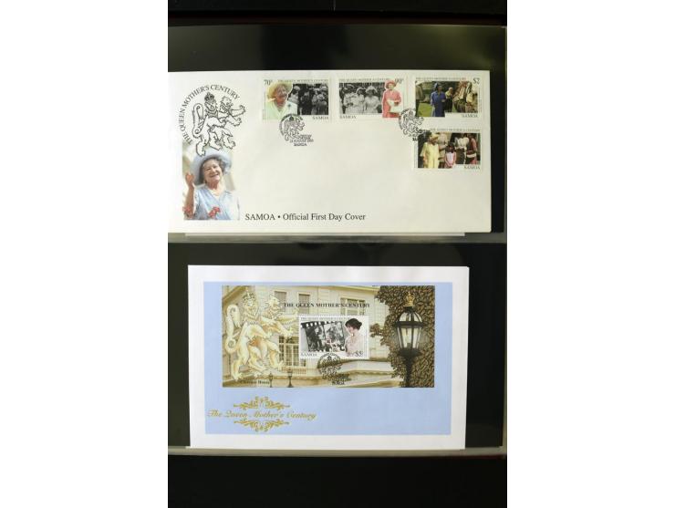 1920/2014, umfangreiche Sammlung FDC mit über 330 Stück, dabei bessere Sätze, viele Blocks und Kleinbogen, teils als Einschre