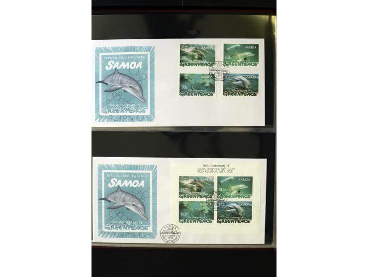 1920/2014, umfangreiche Sammlung FDC mit über 330 Stück, dabei bessere Sätze, viele Blocks und Kleinbogen, teils als Einschre