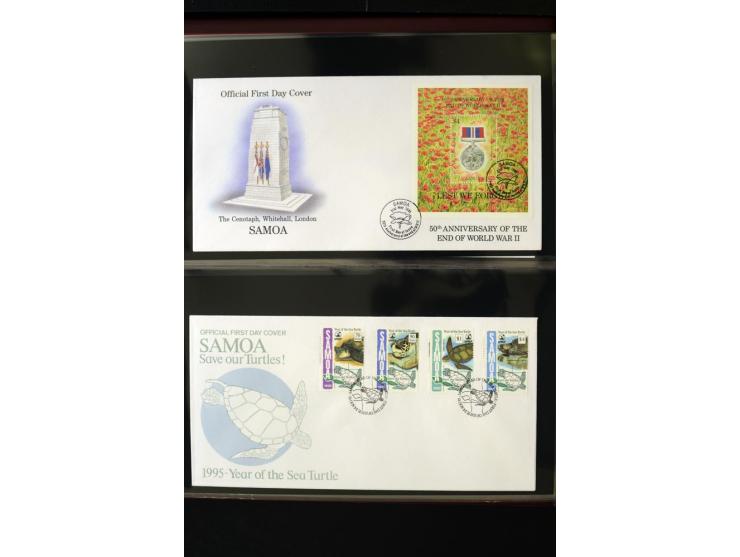 1920/2014, umfangreiche Sammlung FDC mit über 330 Stück, dabei bessere Sätze, viele Blocks und Kleinbogen, teils als Einschre