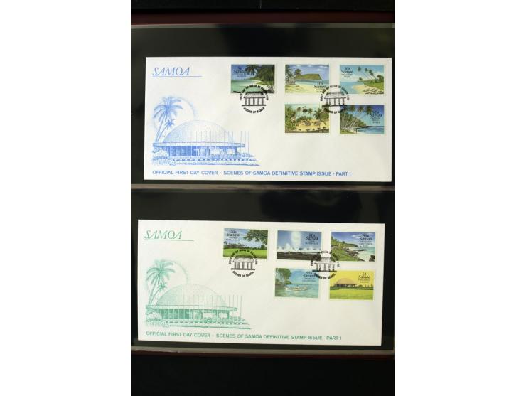1920/2014, umfangreiche Sammlung FDC mit über 330 Stück, dabei bessere Sätze, viele Blocks und Kleinbogen, teils als Einschre