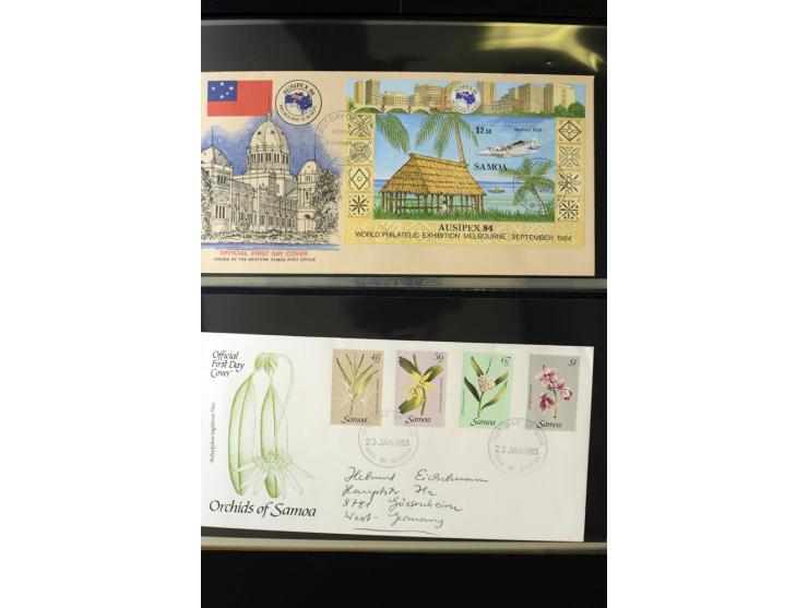 1920/2014, umfangreiche Sammlung FDC mit über 330 Stück, dabei bessere Sätze, viele Blocks und Kleinbogen, teils als Einschre
