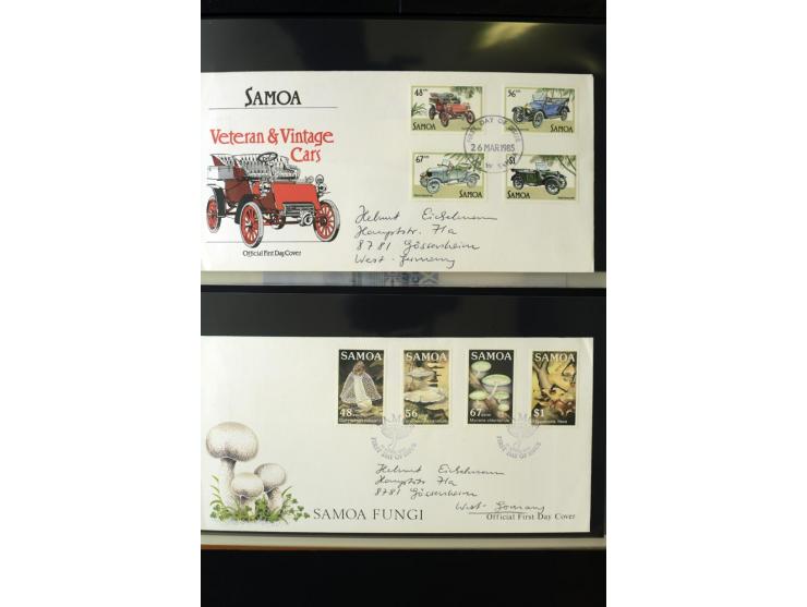 1920/2014, umfangreiche Sammlung FDC mit über 330 Stück, dabei bessere Sätze, viele Blocks und Kleinbogen, teils als Einschre