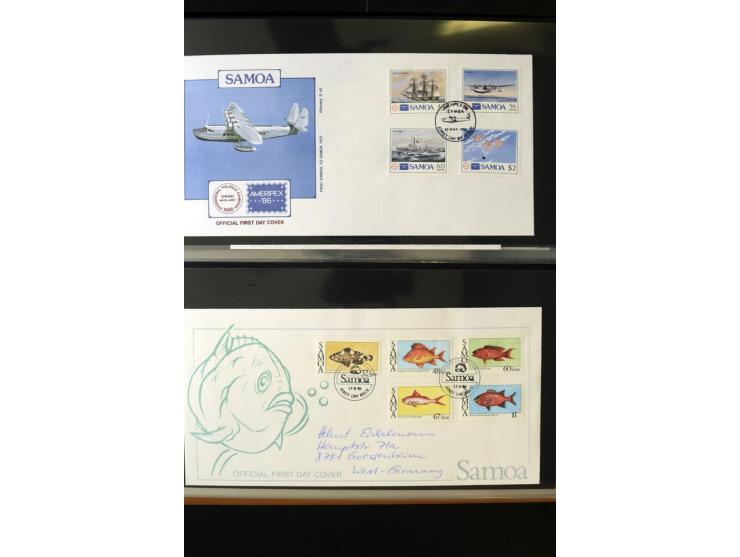 1920/2014, umfangreiche Sammlung FDC mit über 330 Stück, dabei bessere Sätze, viele Blocks und Kleinbogen, teils als Einschre