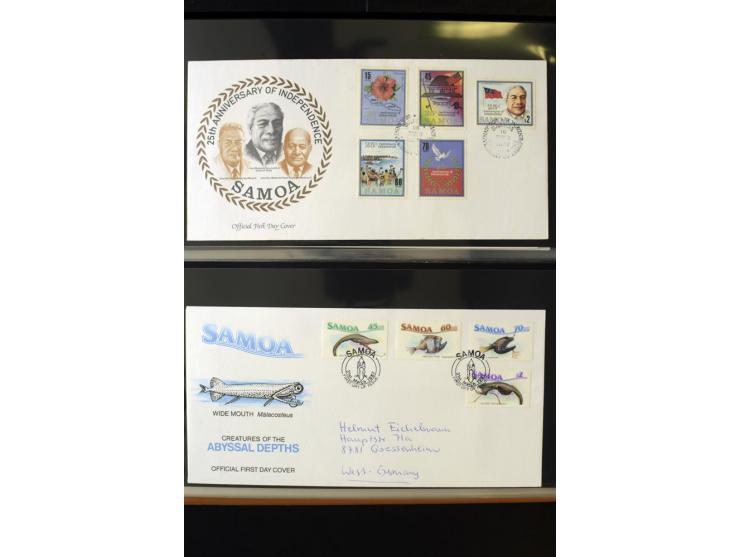 1920/2014, umfangreiche Sammlung FDC mit über 330 Stück, dabei bessere Sätze, viele Blocks und Kleinbogen, teils als Einschre