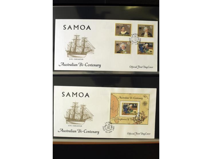 1920/2014, umfangreiche Sammlung FDC mit über 330 Stück, dabei bessere Sätze, viele Blocks und Kleinbogen, teils als Einschre