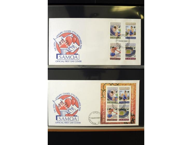 1920/2014, umfangreiche Sammlung FDC mit über 330 Stück, dabei bessere Sätze, viele Blocks und Kleinbogen, teils als Einschre