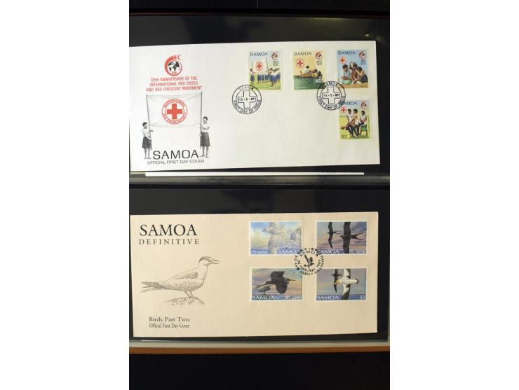 1920/2014, umfangreiche Sammlung FDC mit über 330 Stück, dabei bessere Sätze, viele Blocks und Kleinbogen, teils als Einschre
