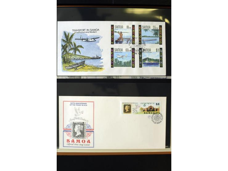 1920/2014, umfangreiche Sammlung FDC mit über 330 Stück, dabei bessere Sätze, viele Blocks und Kleinbogen, teils als Einschre