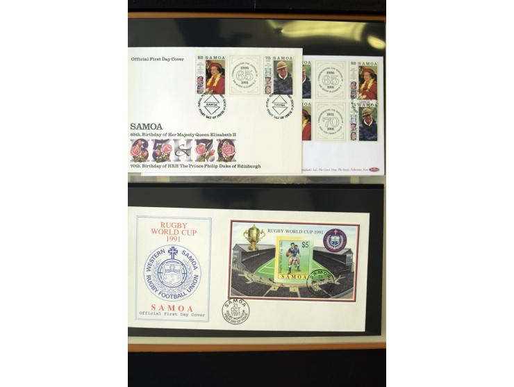 1920/2014, umfangreiche Sammlung FDC mit über 330 Stück, dabei bessere Sätze, viele Blocks und Kleinbogen, teils als Einschre