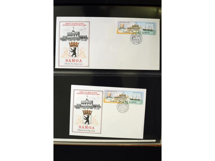 1920/2014, umfangreiche Sammlung FDC mit über 330 Stück, dabei bessere Sätze, viele Blocks und Kleinbogen, teils als Einschre