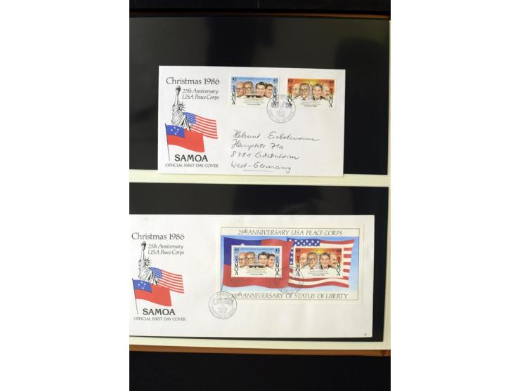 1920/2014, umfangreiche Sammlung FDC mit über 330 Stück, dabei bessere Sätze, viele Blocks und Kleinbogen, teils als Einschre