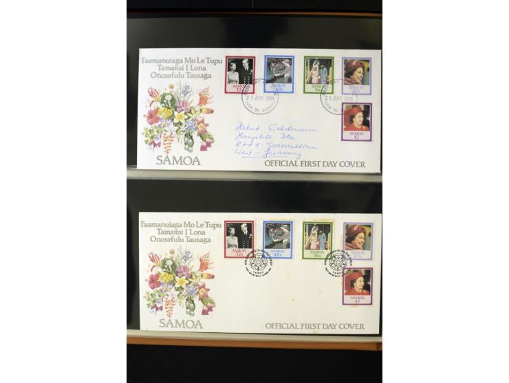 1920/2014, umfangreiche Sammlung FDC mit über 330 Stück, dabei bessere Sätze, viele Blocks und Kleinbogen, teils als Einschre
