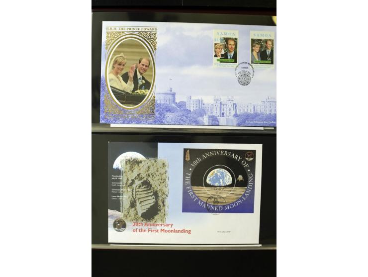 1920/2014, umfangreiche Sammlung FDC mit über 330 Stück, dabei bessere Sätze, viele Blocks und Kleinbogen, teils als Einschre