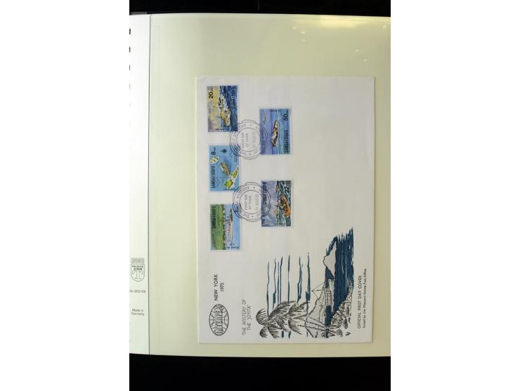 1920/2014, umfangreiche Sammlung FDC mit über 330 Stück, dabei bessere Sätze, viele Blocks und Kleinbogen, teils als Einschre