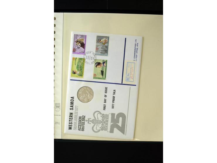 1970/97, 19 Numisbriefe, dabei Olympische Spiele 1992 mit Goldmünze (6,7g fein)