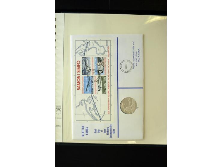 1970/97, 19 Numisbriefe, dabei Olympische Spiele 1992 mit Goldmünze (6,7g fein)