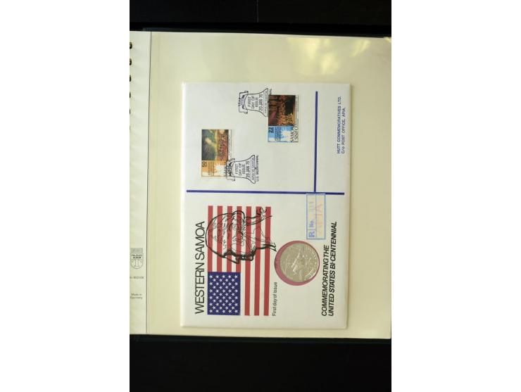 1970/97, 19 Numisbriefe, dabei Olympische Spiele 1992 mit Goldmünze (6,7g fein)