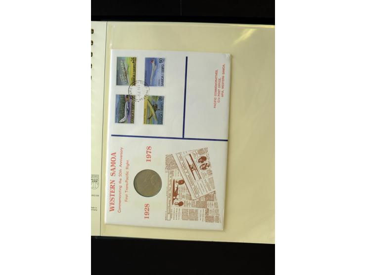 1970/97, 19 Numisbriefe, dabei Olympische Spiele 1992 mit Goldmünze (6,7g fein)