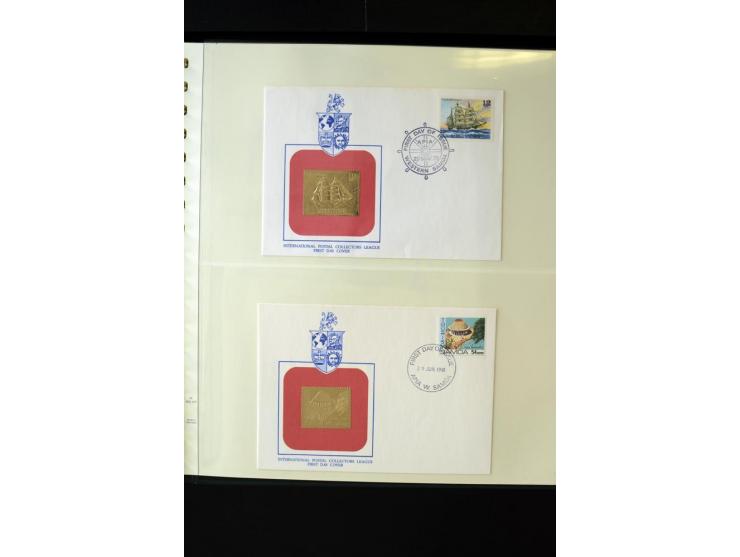 1970/97, 19 Numisbriefe, dabei Olympische Spiele 1992 mit Goldmünze (6,7g fein)