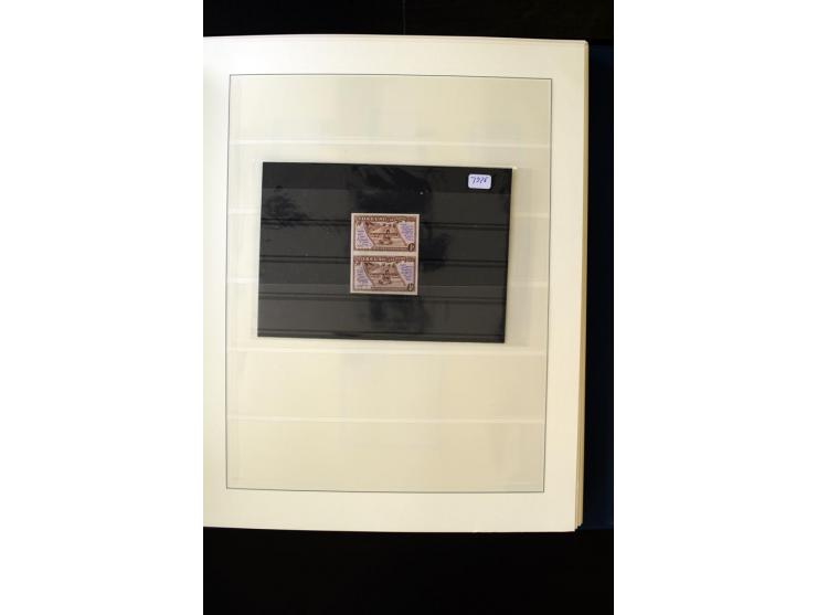 1948/2012, vorwiegend postfrische Sammlung, dabei Stempelmarken, Einheiten, Zusammendrucke, Zwischenstege, Souvenir-Zusammens