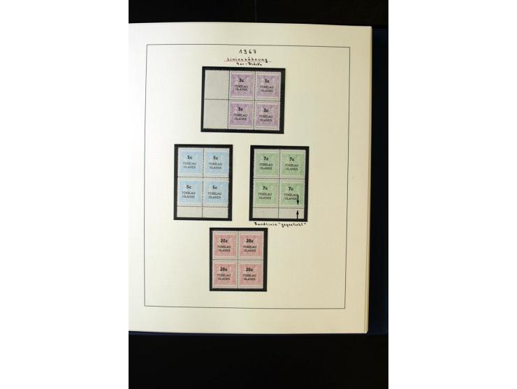 1948/2012, vorwiegend postfrische Sammlung, dabei Stempelmarken, Einheiten, Zusammendrucke, Zwischenstege, Souvenir-Zusammens