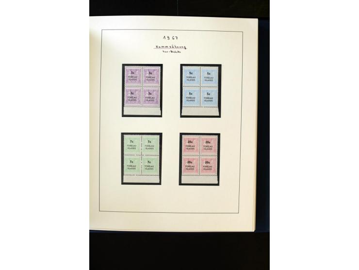 1948/2012, vorwiegend postfrische Sammlung, dabei Stempelmarken, Einheiten, Zusammendrucke, Zwischenstege, Souvenir-Zusammens