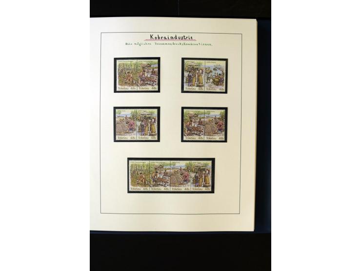 1948/2012, vorwiegend postfrische Sammlung, dabei Stempelmarken, Einheiten, Zusammendrucke, Zwischenstege, Souvenir-Zusammens