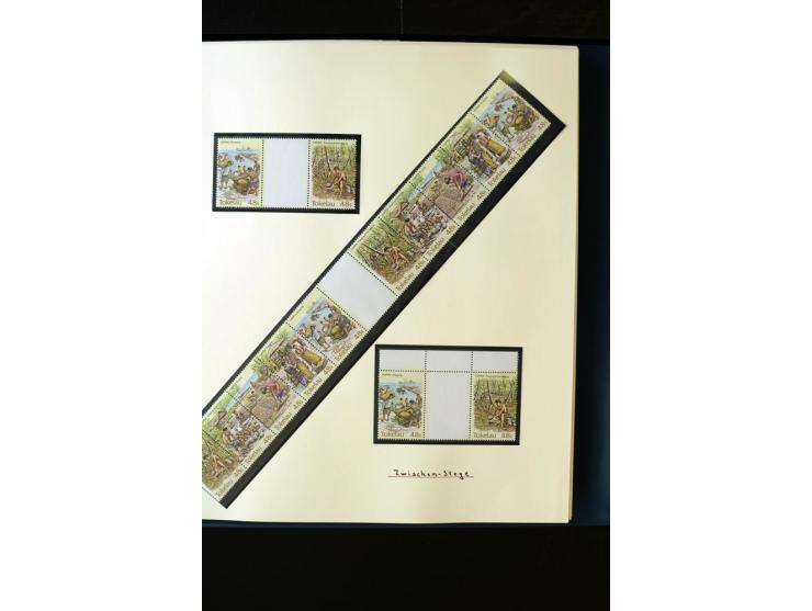 1948/2012, vorwiegend postfrische Sammlung, dabei Stempelmarken, Einheiten, Zusammendrucke, Zwischenstege, Souvenir-Zusammens